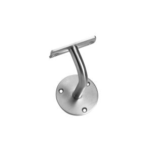 Intersteel Leuninghouder hol zadel rvs geborsteld