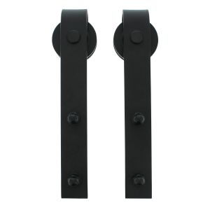 Intersteel Set van 2 hangrollen Basic zwart