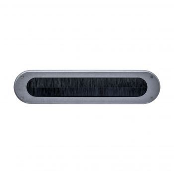 Intersteel Tochtwering ovaal 340x80mm rvs getrommeld