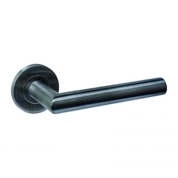 Intersteel Deurkruk Q 01 op rozet verdekt ø52x6mm PVD antraciet