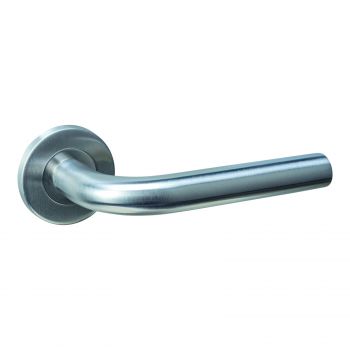 Intersteel Deurkruk Q 02 op rozet verdekt ø52x6mm rvs