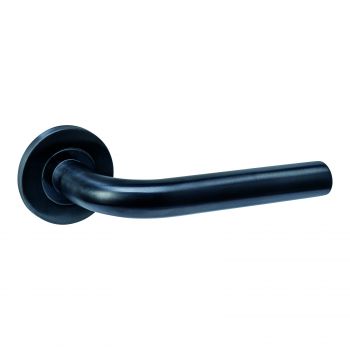 Intersteel Deurkruk Q 02 op rozet verdekt ø52x6mm PVD zwart