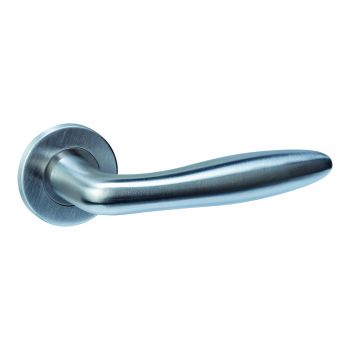 Intersteel Deurkruk Q 03 op rozet verdekt ø52x6mm rvs