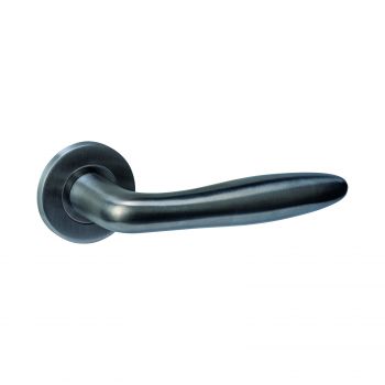 Intersteel Deurkruk Q 03 op rozet verdekt ø52x6mm PVD antraciet