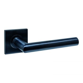 Intersteel Deurkruk Q 04 op rozet verdekt 53x53x6mm PVD zwart