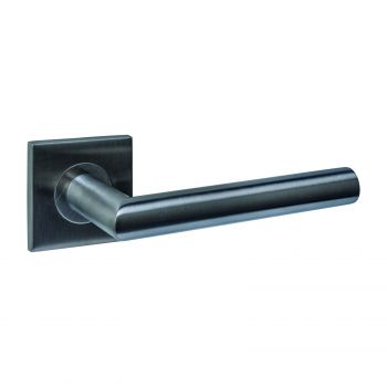 Intersteel Deurkruk Q 04 op rozet verdekt 53x53x6mm PVD antraciet