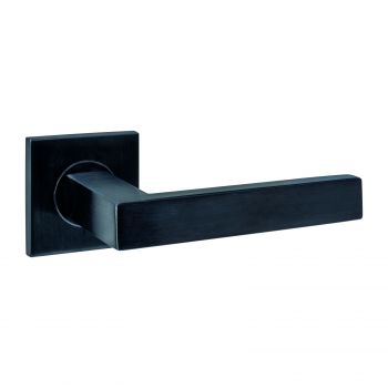 Intersteel Deurkruk Q 05 op rozet verdekt 53x53x6mm PVD zwart