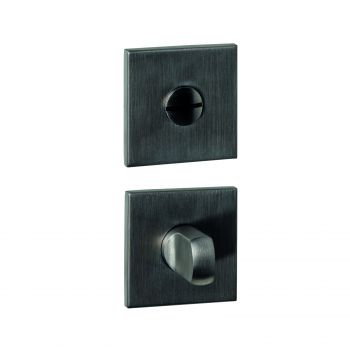 Intersteel WC-sluiting verdekt 53x53x6mm met stift 6-8mm PVD antraciet