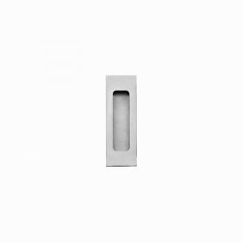 Intersteel Schuifdeurkom rechthoek 120x40mm blind rvs geborsteld