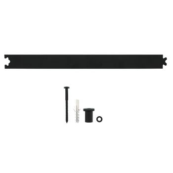 Intersteel Schuifdeursysteem – tussenrail 45 cm mat zwart