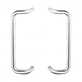 Intersteel Deurgrepen per paar D-model 630x75x30 HoH 600 rvs