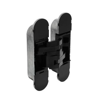 Intersteel Scharnier 130 x 30 mm zamak – zwart 3D verstelbaar